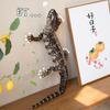 75cm Simulated Reptile Lizard Doll Plush Toy Wild Animal Long Tail Brown Green Plushie Peluche Boys Girls Men Gift
