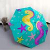 1pc Seahorse, Ocean Automatic Folding Umbrella - 8-Rib Automatic Open/Close, Large Canopy Birthday Festival Gift yy251217126