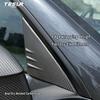 For Tesla Model Y Juniper 2025 Real Carbon Fiber A-Pillar Accent Covers Real Dry Molded Carbon Fiber Carbon Fiber Exterior Parts