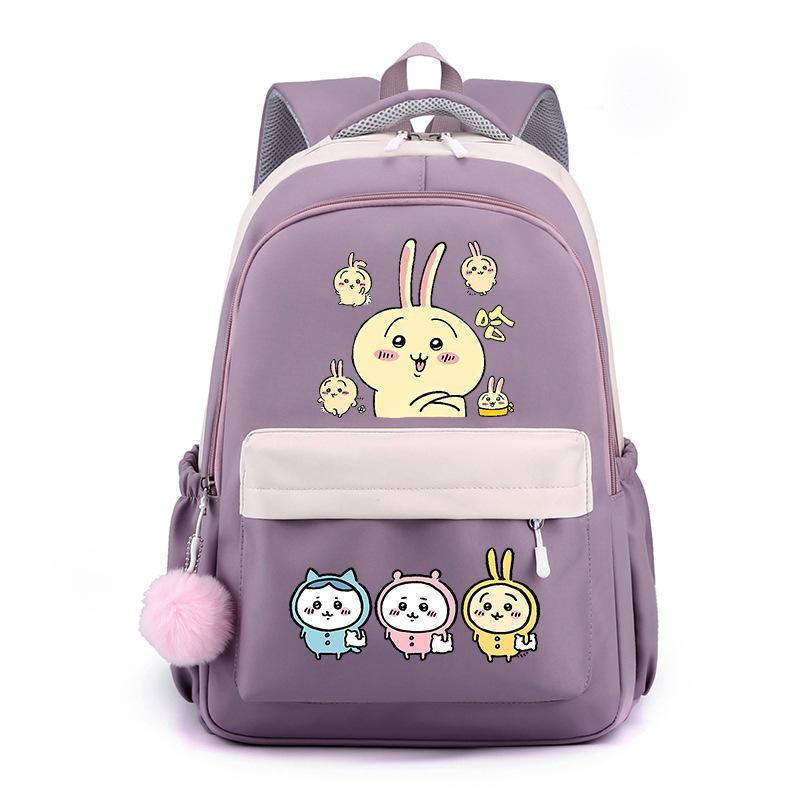 Chiikawa Cute Expression Bag Schoolbag Junior High School Student Backpack Men and Women Lightweight New Backpack
