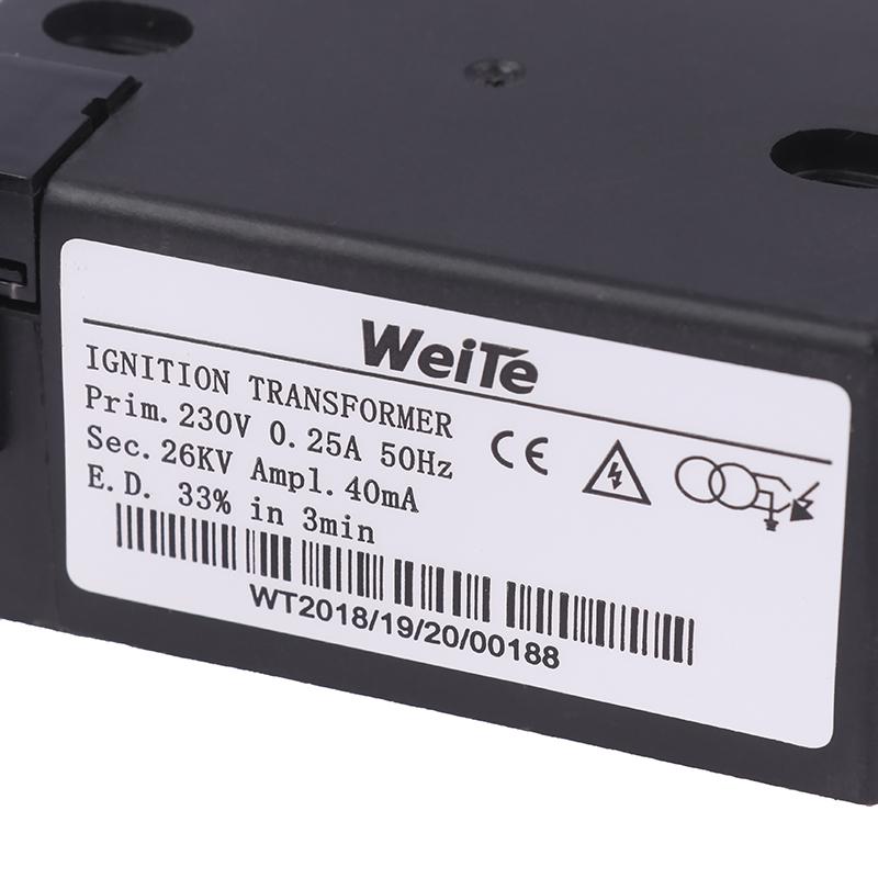 Brennerzündgerät 230V Spannung Impulszündtransformator Heizölheizung Altölbrenner Keramikzündelektrode Zündkabel