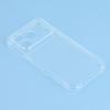 For iPhone 17 Pro Max Case 2.0mm TPU Clear Phone Cover with Tempered Glass Screen Protector