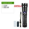Rechargeable GT10 Flashlight Super Bright Portable Ultra Power Long Range Tactical Torch Lamp Outdoor Emergency Camping Lantern