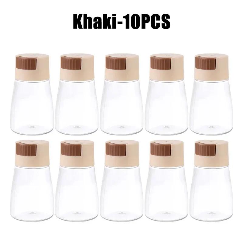 Precision Salt Control Dispenser Sealed Quantitative Seasoning Jars Press Design Spice Storage Containers for Kitchen Cooking