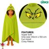 The Grinch Childrens/Kids Wrap Blanket Hoodie