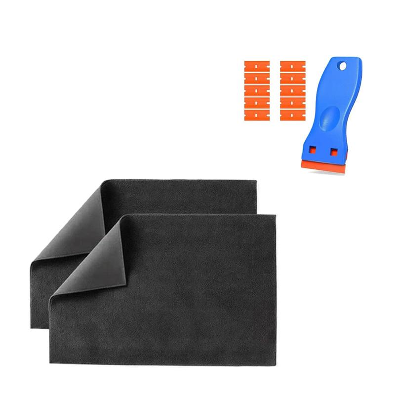 

Multipurpose Plastic Car Sticker Remover and Microfiber Magic Cleaning Cloth, Household Glass Cleaning&Paint Protection