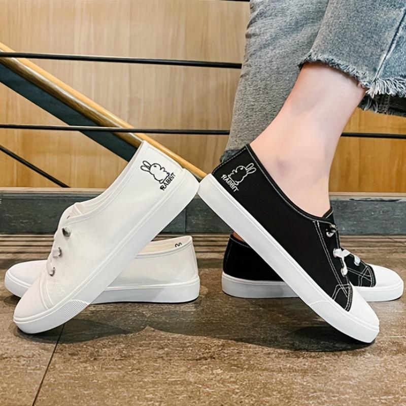 Women'S Canvas Casual Sports Shoes, Lightweight Low-Cut White Shoes, Suitable for Outdoor Activities, Home Use, And Lazy Shoes, Women Shoes