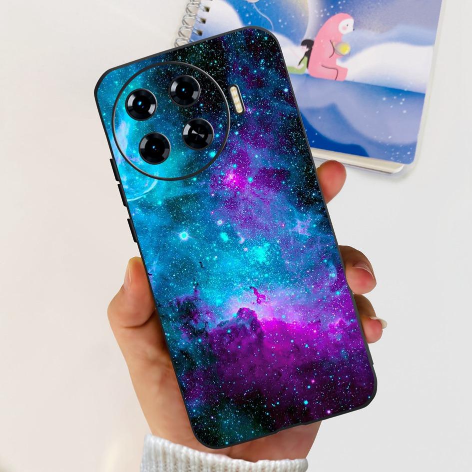 Für Tecno Spark 20 Pro+ KJ7 Hülle 2024 Süßes Herz Dinosaurier Cartoon Stoßfest Weiche Hülle Für Tecno Spark 20 Pro Plus Etui Funda