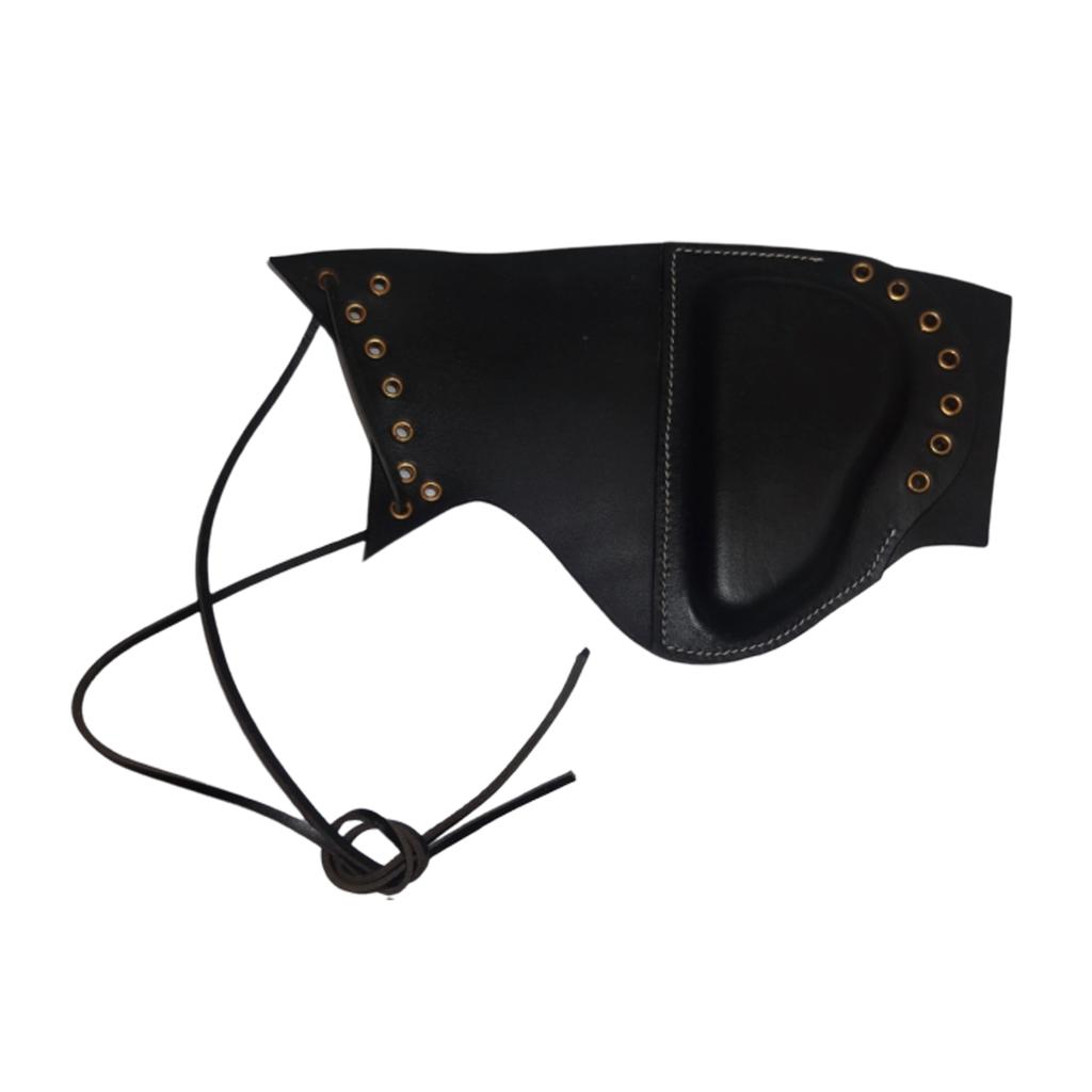 WWII U.S. Garand Leather Sniper Rifle Cheek Pad Black - Reproduction WW-MU76-FSNE