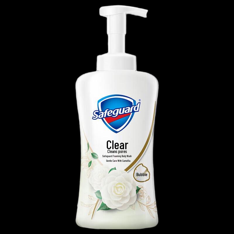 Safeguard Gentle Camellia Foaming Shower Gel