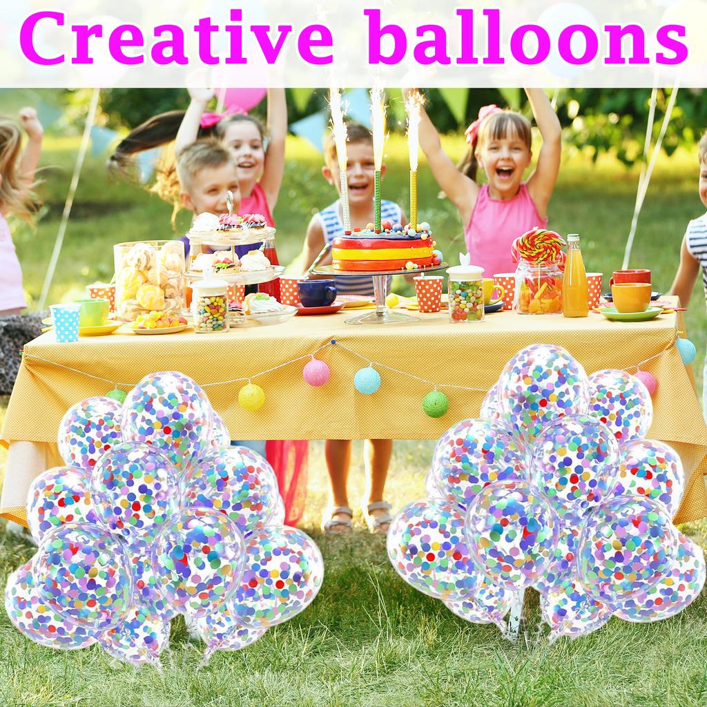 12 Inch Thick Latex With  Color Decoration Balloons For Birthday Party Scene Decoration