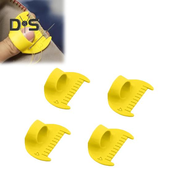 3-teilige Daumen-Nähschablone, Handnäh-Nahtführung, Finger-Overlock-Lineal mit Skala, Quilt-Werkzeug für gleichmäßige Stiche, DIY-Stickereien, Lederhandwerk