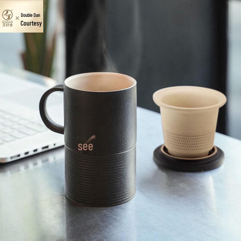 WTS Ceramic Tea Infuser Office Mug