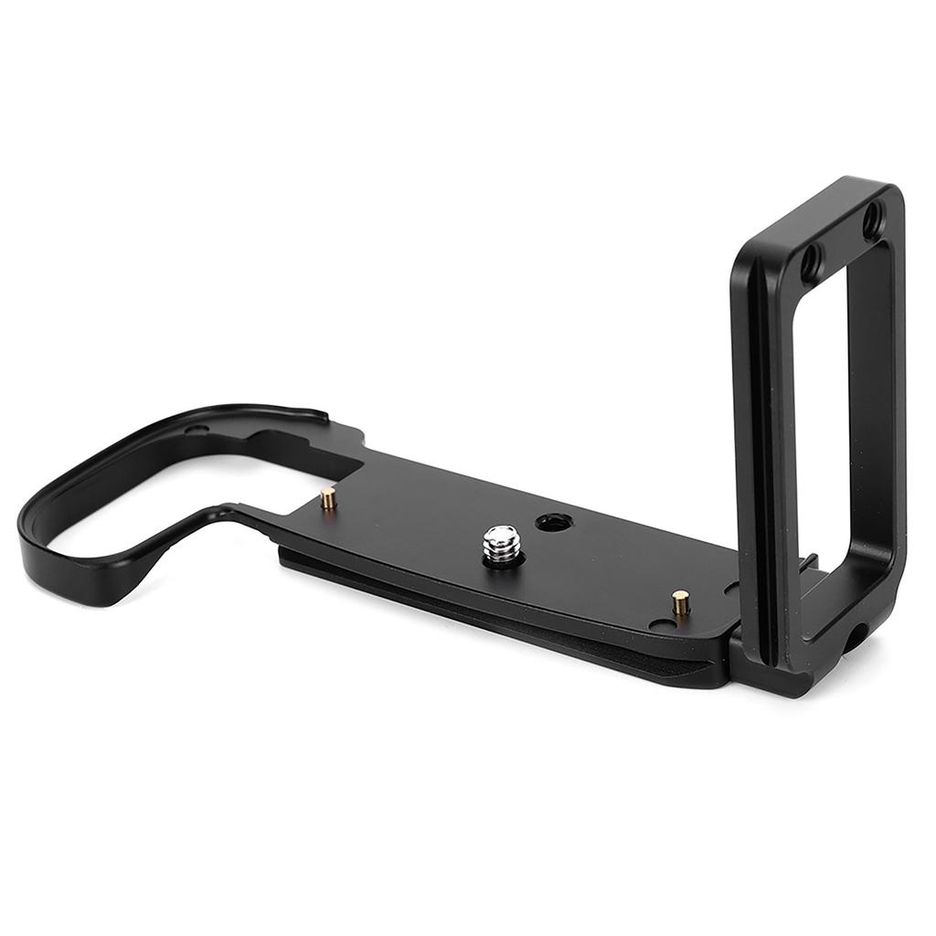 LShaped Metal Quick Release Plate Bracket Hand Grip for Canon EOSR Mirrorless Camera(black)