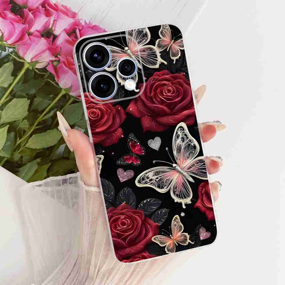 For Oppo Reno15 Reno 15 5G Casing Cute Cat Animal Soft Silicone Back Cover For Oppo Reno15 5G Protective Cases 6.59" Fundas