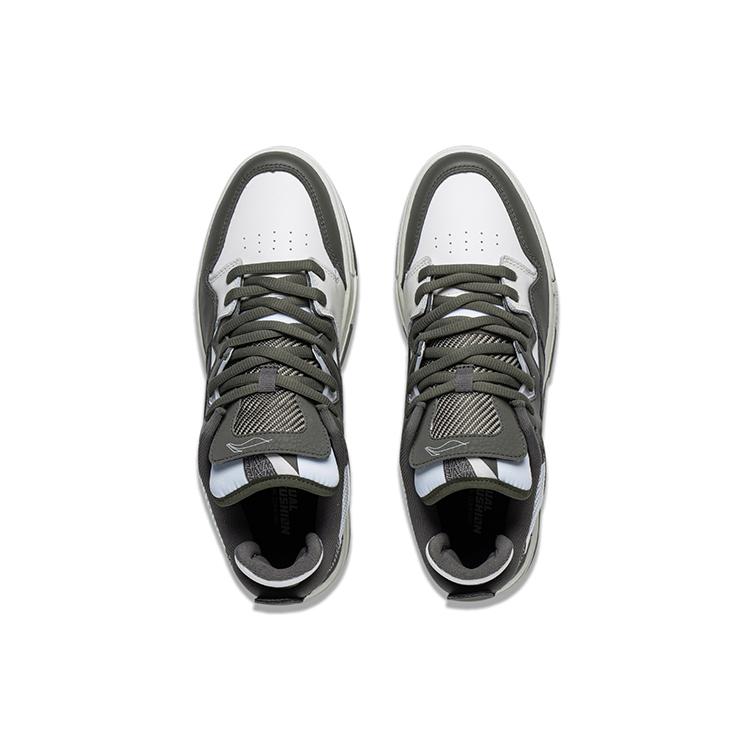 Li Ning Wave PRO Synthetic Leather Slip Resistant Low top Skateboard Shoes Men's AECT035-1