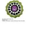 Brainy Skull Coaster Handmade Crochet Skeleton Tabletop Decor Hand Knitted Drink Cup Mat for Home Bar Decor