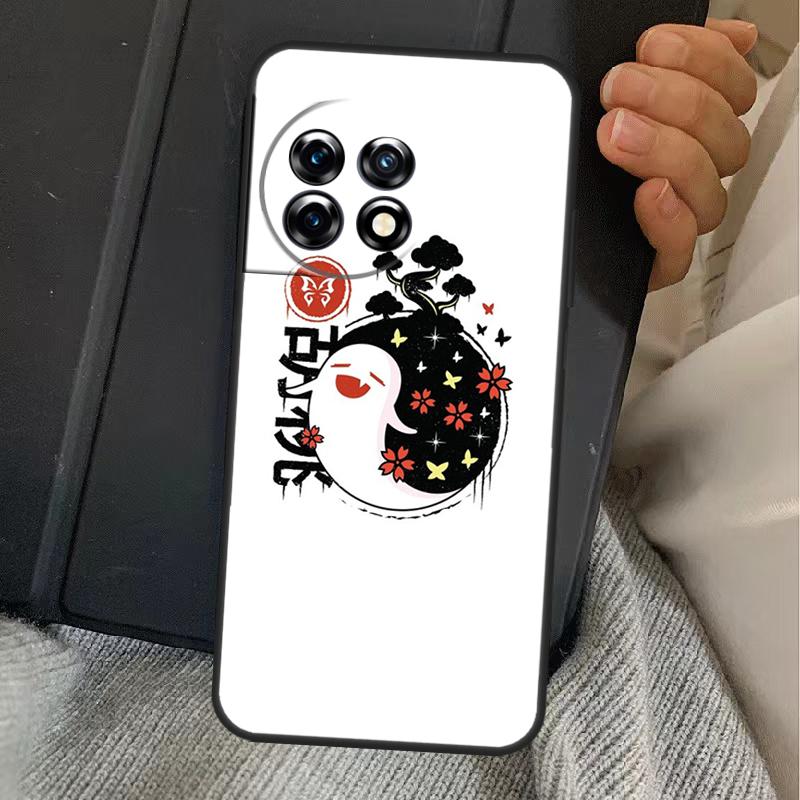Genshin Impact Hu Tao Ghost Case For OnePlus 13R 12R 10R 13T 10T 8T 15 13 12 11 Nord CE 4 3 2 Lite N20 N30 Nord 5 Cover