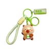 Uv Color Changing Capybara Animal Keychains For Creative Car Keychain Cartoon Capibala Pendant Women Doll Keyring Charm