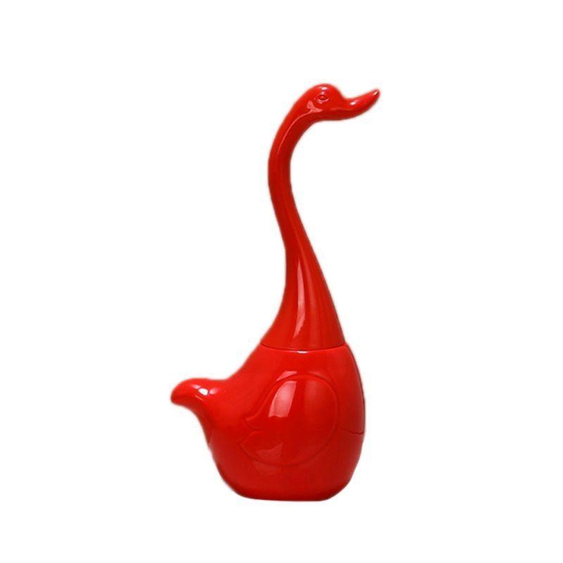 Cepillo para Inodoro Accesorios de Baño Base de Cerámica Mango de Plástico Cepillo de Limpieza Para Baño Hogar Hotel