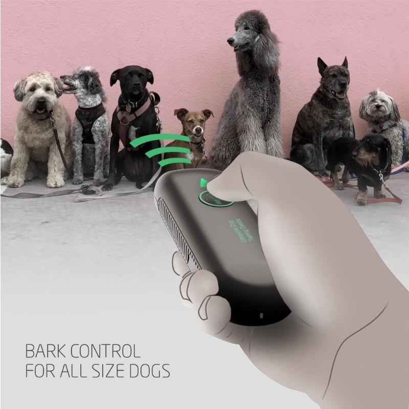 AntiBarking Device Rechargeable Ultrasonic Dog Bark Deterrents Stops Bad Behavior 16.4Ft Effective Control Ranges