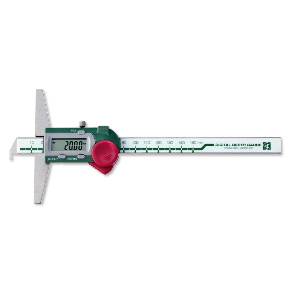 Niigata Seiki SK Digital Depth Gauge with 150mm Hook, GDCP-150DF