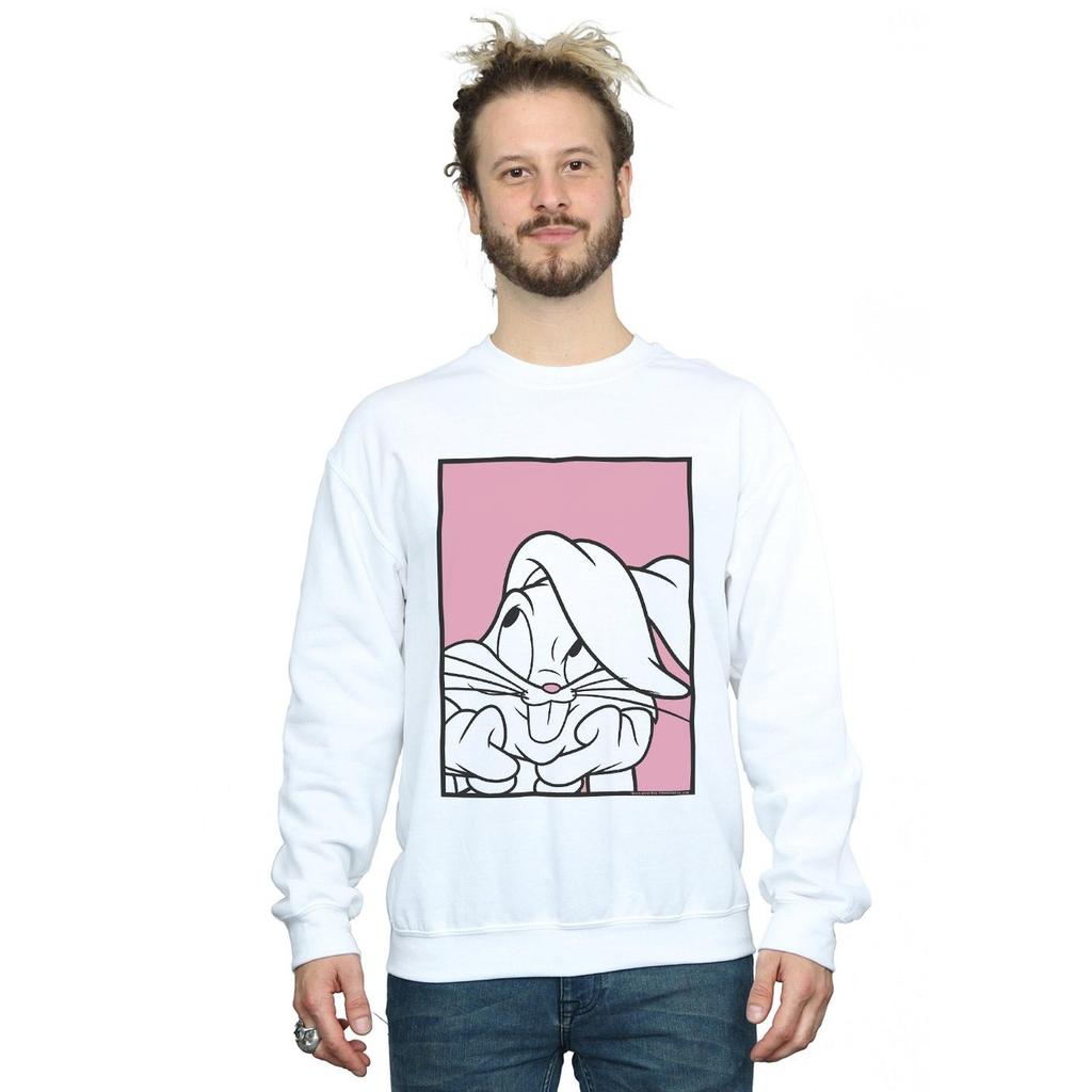 Looney Tunes Mens Bugs Bunny Adore Sweatshirt