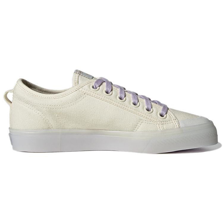 Adidas Originals Nizza Slip Resistant Durable Low Top Skate Shoes Women Sneakers Beige GX2731