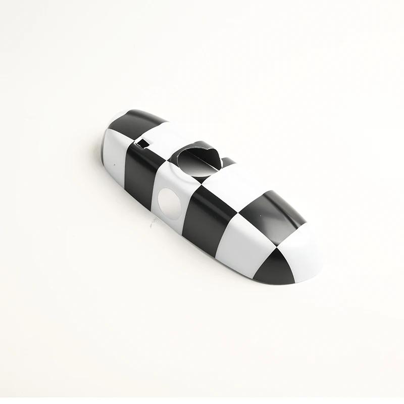 

The Black For MINI Cooper F54 F56 F55 F57 F60 Car Rear View Mirror Cover Housing Hatchback PC plastic Fashion Auto Styling With Hole(25cm)