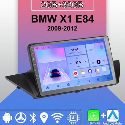 Android Carplay Autoradio Voor BMW X1 E84 2009-2012 Multimedia Speler Head Unit Stereo GPS Navigatie BT WIFI 2+32GB