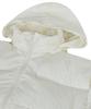 Standarderror 87-Stan021 Essential Asymmetrical Oversized Hooded Padded Jumper Ivory