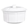 Pure White Ceramic Stew Pot with Lid - Large Double Boiler for Soups, Bird's Nest, Sugar Water, and Steamed Egg Dishes