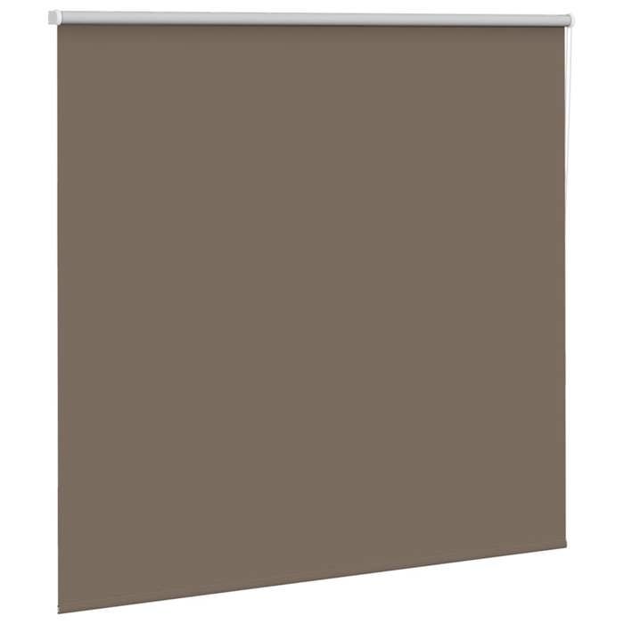 VidaXL Blackout Roller Blind Coffee 160x175cm Fabric Width, Day and Night Blind, Kitchen Blind, Blind 4011036