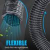 Nylon Diesel Heater Hose Heavy-Duty Air Ducting Flexible Exhaust Pipe  RV Camping Truck Tent