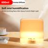 600ml Home Electric Ultrasonic Air Humidifier Aromatherapy Essential Oil Diffuser With Led Light Remote Control Aroma Difusor