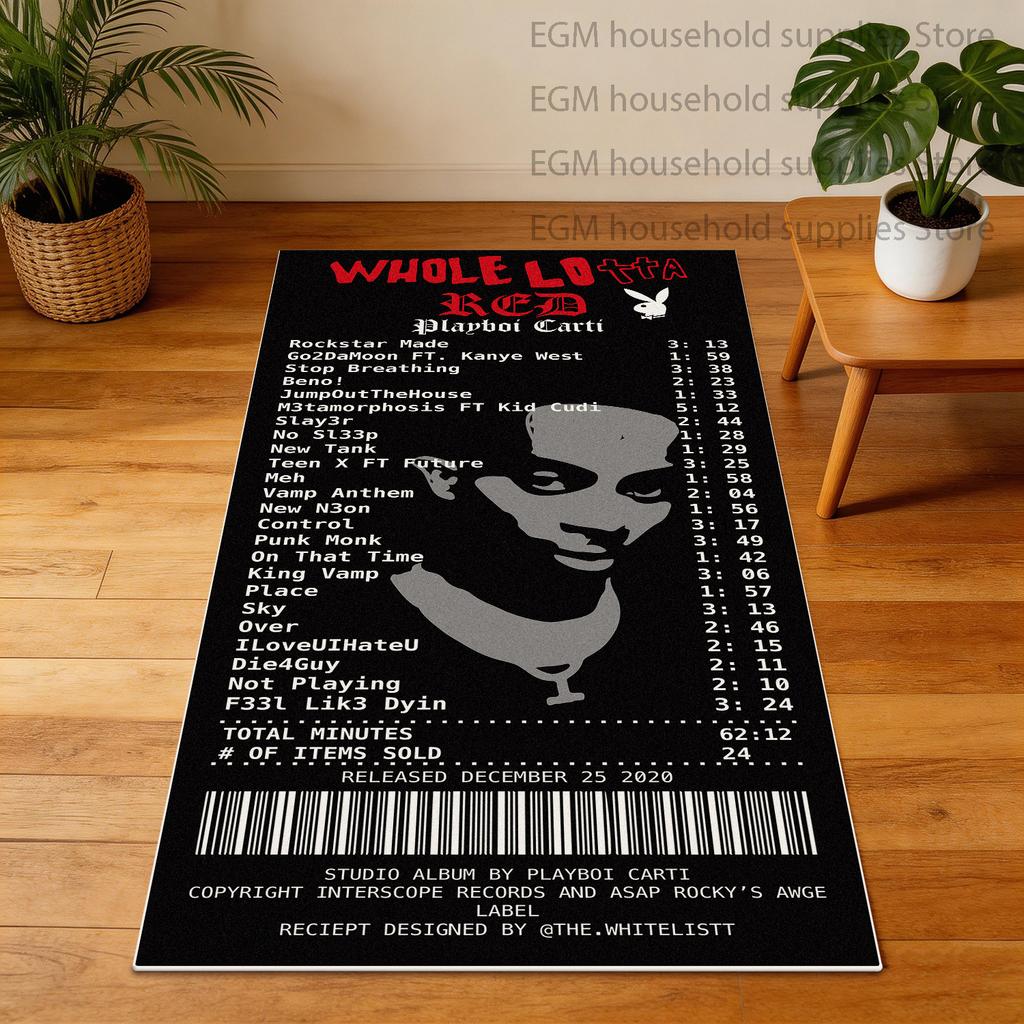 Modern Album Rug Art Design Home Decoration Soft Floor Mat Easy Cleaning Living Room Non-slip Customizable Carpets Bedside