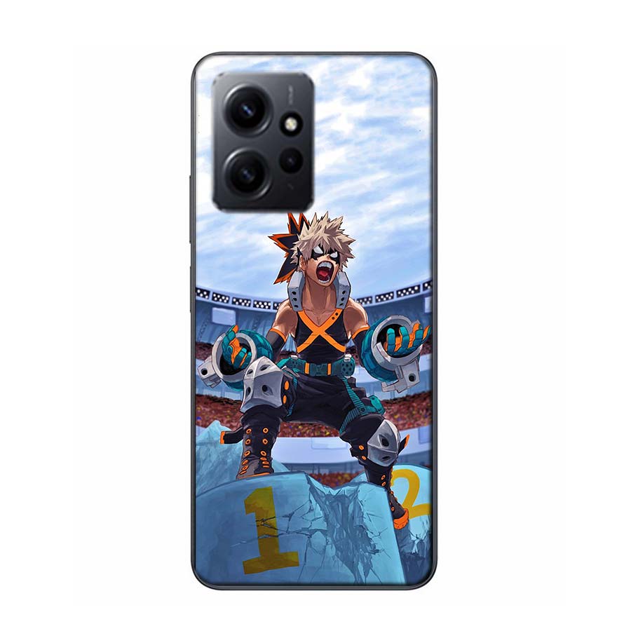 My Hero Bakugou Katsuki Phone Case For Redmi Note 14 15 Pro 5G 13 12 Pro Plus 11 11T 11E 11S 10 Pro 10S 9 9S Cover Cell Clear TP