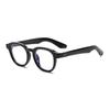  Retro Rivets Polarized Men Round Sunglasses Fashion Black Blue Trending Shades UV400 Women Clear Frame