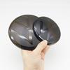 abcd1 2pcs Front Rear Emblem For VW Golf 5 6 7 7.5 8 Modified Black Flat Mirror Logo Cover Stickers Accessories Extra Pro Plus Value