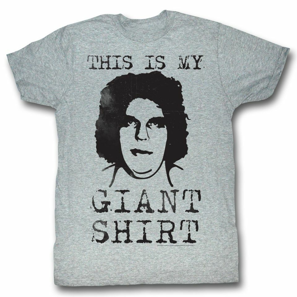 Andre The Giant Giant Shirt Gray T-Shirt XXXXL