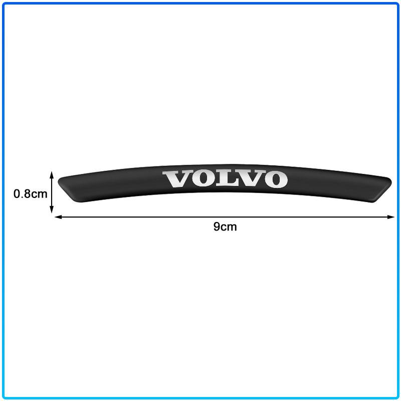 Aluminum Car Wheel Hub Badge Tire Rim Stickers Decoration Accessories Emblem For Volvo 240 C70 S40 S50 S60 S70 S80 S90 V40 V50 V60 V90 XC40 XC60 XC90