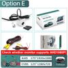 GreenYi 170 Degree AHD 1920x1080P White Vehicle Rear View Camera Metal Body Car Reverse Fisheye Lens Camera