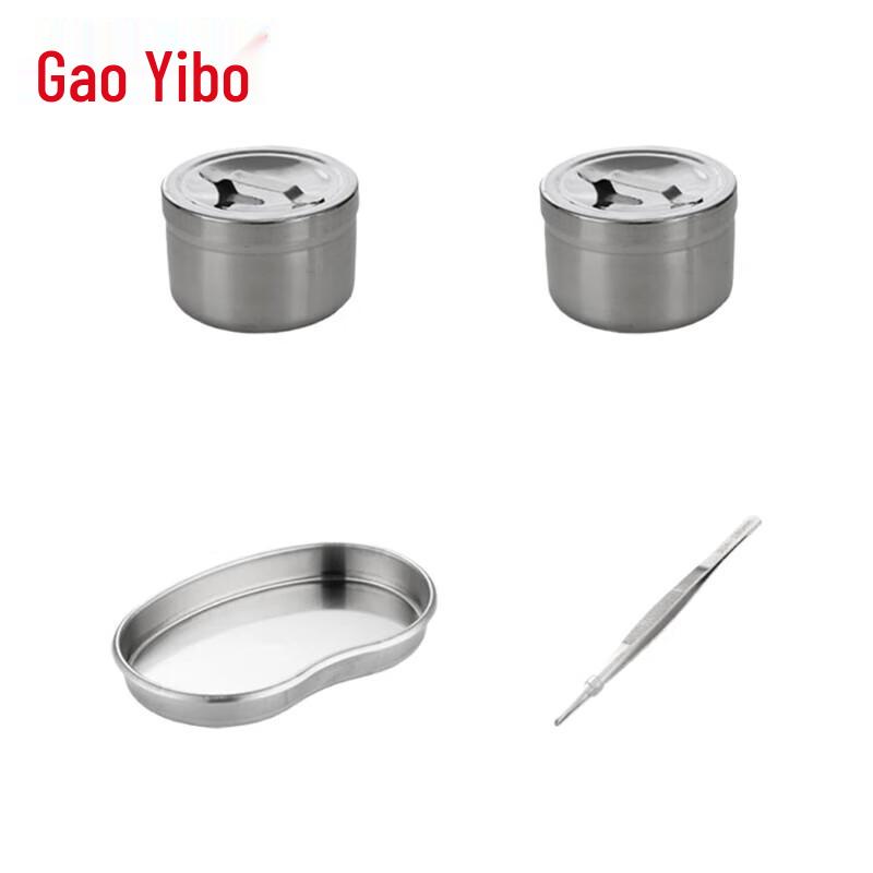 HANDUNYOU Набор аппликаторов из нержавеющей стали для спирта, 4 шт.