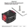 Magnetic Quick Release Charging Base For  Two Card Fast Detach Aluminum Mount With Anti Rotation Design