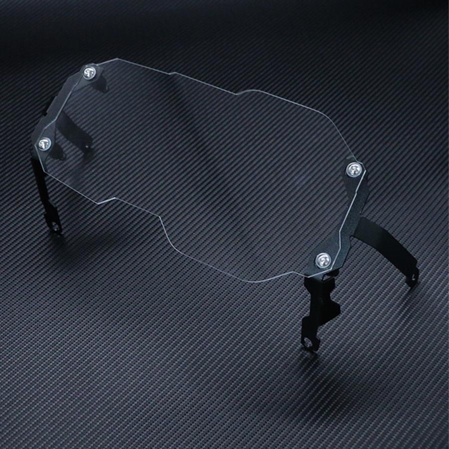 

Transparent Headlight Guard Protector Lens Cover Grill for BMW R1200GS ADV 13-18