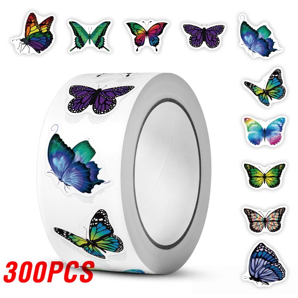 100-500pcs Butterfly Cartoon Graffiti Stickers DIY Phone Guitar Laptop Notebook Suitcase Waterproof Sticker Kids Toy