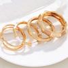 European and American Personalized Fashion Enamel Dripping Oil Malt Yellow Bracelet Combination Set Ins Wind Alloy Vacation Wind Hand