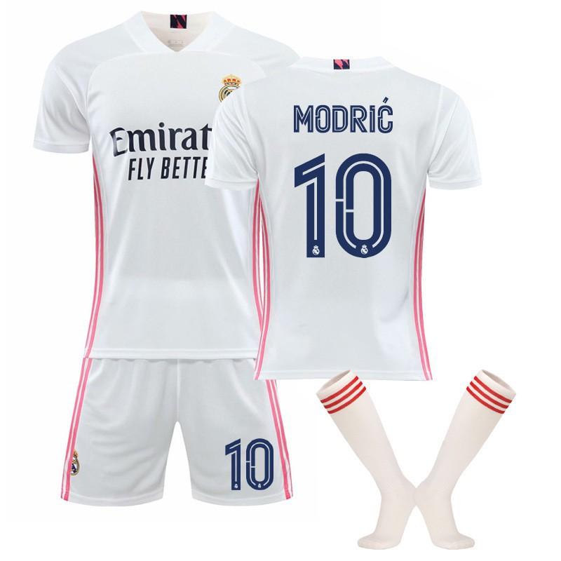 20-21 Home No. 7 C Ronaldo Football Suit Men's 20 Vinicius 4 Ramos 8 Cross