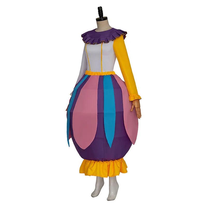 Die Schöne und das Biest Mrs. Potts Cosplay Kostüm im Prinzessinnen-Stil für die Halloween-Party