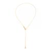 Ingemark Vintage Simple Beads Long Pendant Chokers Necklace for Women Trendy Sexy Gold Color Metal Chain Party New Jewelry Gifts